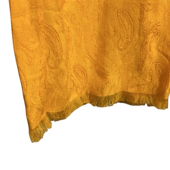 Zara NWT Women FULL LENGTH JACQUARD JUMPSUIT BLOGGERS FAV Orange/Yellow Medium - Picture 12 of 16